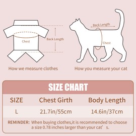 UgyDuky 4Pcs Cat Recovery Suit After Surgery Kitten Recovery Suit Breathable E-Collar Alternative Kitten Onesie Pajama Suit for Cats and Dogs Abdominal Skin Anti Licking