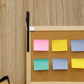 DIYEAH Whiteboard Pen Clips - 20Pcs Plastic Adhesive Pen Holders for Desk School Stationery Marker