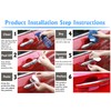 Logctee 4 Pack Clear Universal Car Door Handle Scratch Protectors,