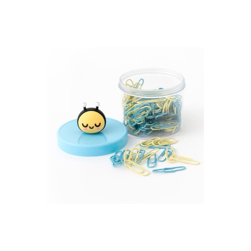 Mr. Wonderful - Container with Clips - Bee