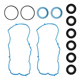 PHILTOP VS50805R Engine Valve Cover Gasket Set Fit for Jeep Wrangler Cherokee Grand Cherokee, Dodge Grand Caravan Charger Journey Challenger Durango, Chr-ysler Town & Country 300, Ram 1500 3.2L 3.6L