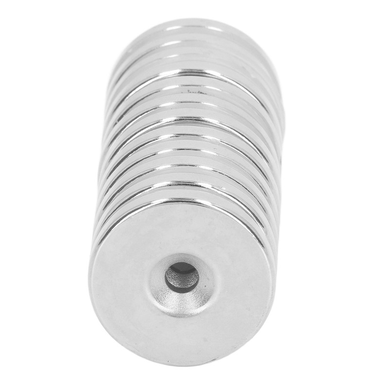 12 Pcs Neodymium Magnet 30x5mm Heavy Duty Strong Magnetism Round