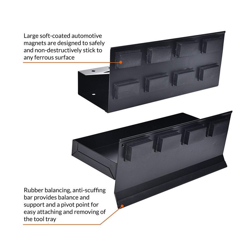 Aain Magnetic Toolbox Tray Set, Tool Box holder Accessories for