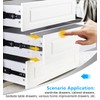 YENUO Push to Open Drawer Slides Full Extension Rail 12