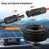 MOOKEERF Solar to XT60i Cable - 10AWG 30FT Solar Panel