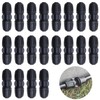 CTRICALVER 20pcs 1/2 inch Plastic I-Type Drip Irrigation Connectors, Barb