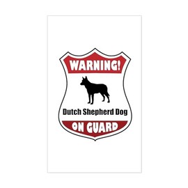 CafePress Shepherd On Guard Rectangle Sticker Rectangle Bumper Sticker Car Decal