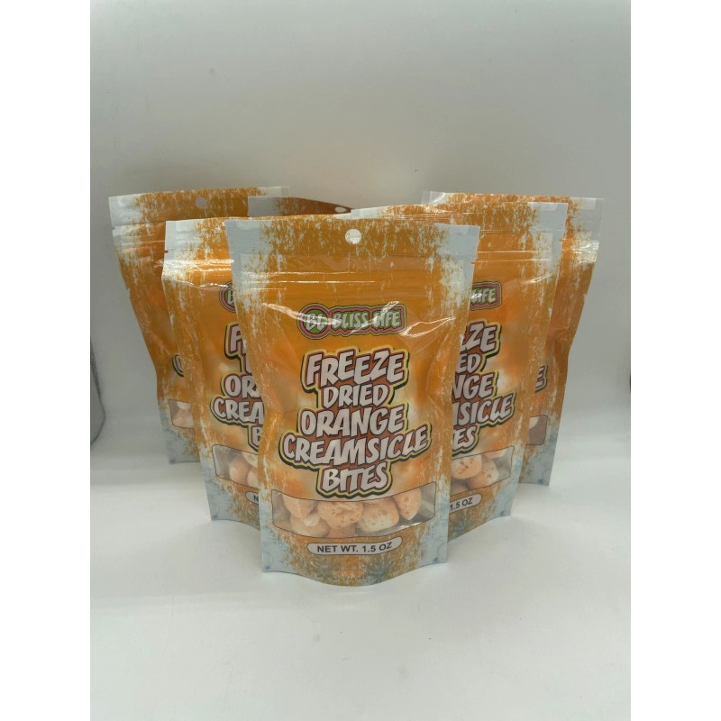 Bliss Life Freeze Dried Orange Creamsicle Bites 1.5 oz Bag