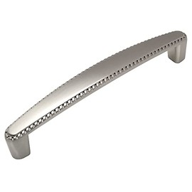 Cosmas® 4112SN Satin Nickel Rope/Scroll Cabinet Hardware Handle Pull - 5" Inch (128mm) Hole Centers