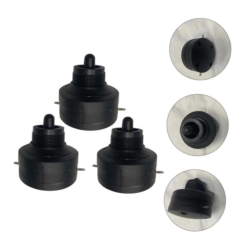 Mikinona 4PCS Car Tweeter Horns Durable Piezoelectric Tweeter for Car