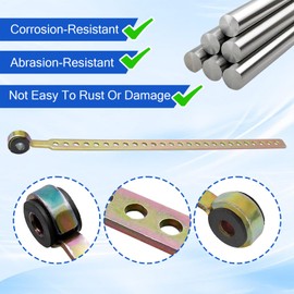 2Set 48100367 Air Spring Bag Adjustable Height Control Valve Linkage 14'' Maximum Length Fit For Hd Trucks And Tractors Leveling Valve Control Kit Replace Haldex 48100367 Neway SRK503