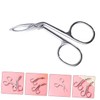 TOVINANNA Elegant Eyebrow Tweezers Precision Plucker Scissor Tweezers Set Stainless