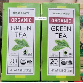 Trader Joe's Organic Green Tea - Refreshing & Healthy