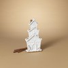 Gerson International Holiday Gingerbread House, 11.8 pulgadas de altura, resina