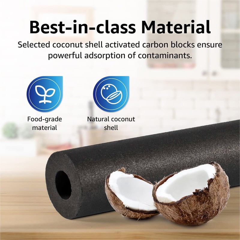 Overbest UKF8001 Replacement for EveryDrop by Whirlpool Refrigerator Water Filter