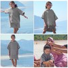 CalmyBEACH Terry Cloth Bath Poncho Girls Boys – Children's Surf