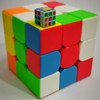Mini 3x3 Speed Cube - Miniature Magic Cube Puzzle,Small Size