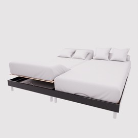 Soleil d'ocre, Fitted Sheet TPR Cotton 57 Thread Count 2 x 70 x 190 cm Plain White