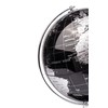 Exerz 8" World Globe Black - Stainless Steel Arc and