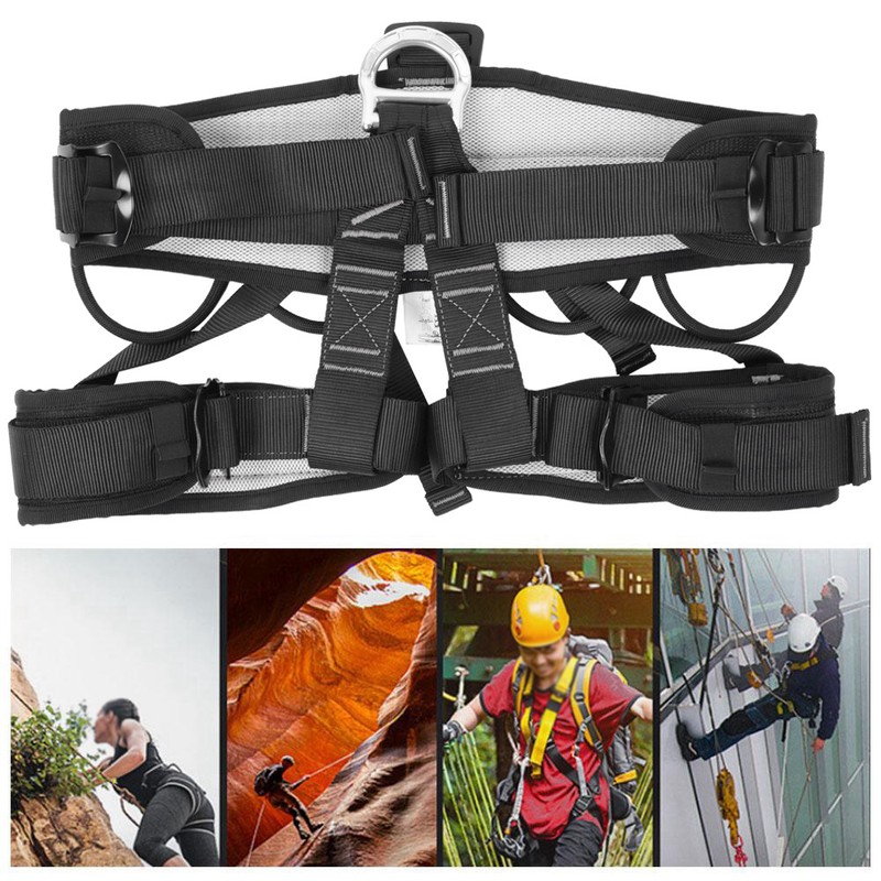 Outdoor Rock Climb Half Body Waist Support Climbing Harness Rappelling