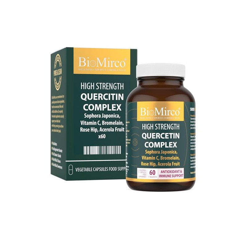 High Strength Quercetin Complex, 60 Premium Capsules, Allergy Support, Powerful