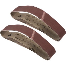 BOXONLY 2 x 27Inch Sanding Belt for Finishing Metal Drywall Polishing Sharpening 1000 Grit 4pcs