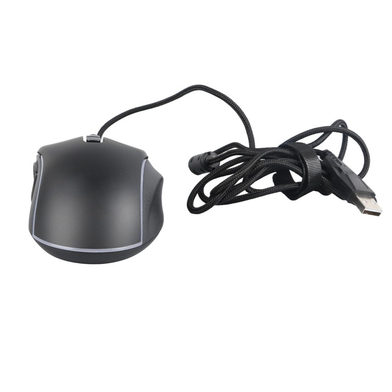 Wired Gaming Mouse, RGB Light, 10 Buttons, 6 Adjustable DPI
