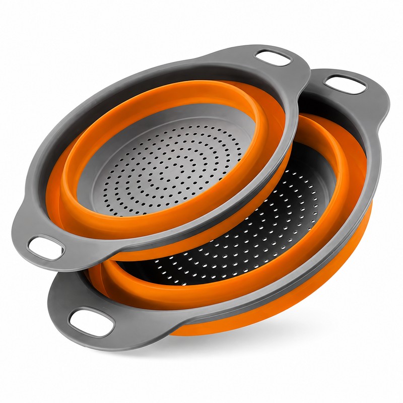 Collapsible Colander for Washing & Draining – Folding Fruit and