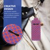 Beavorty 3pcs Lipstick Keychain Holder Set Neoprene Cosmetic Storage for