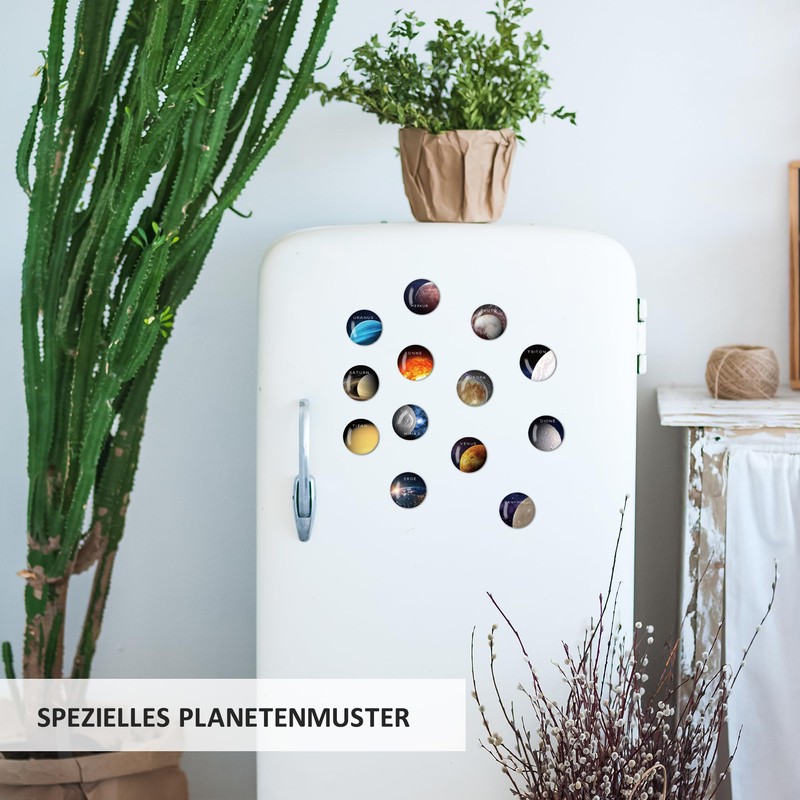 BIROYAL Pack of 30 Fridge Magnets, Magnets for Magnetic Board,