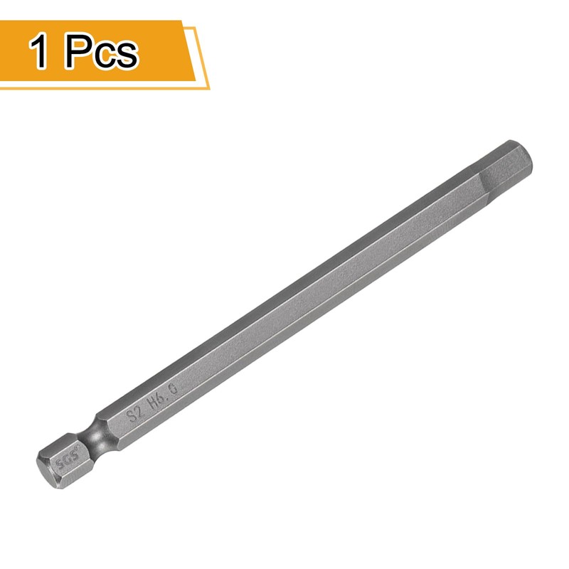 sourcing map H6.0 Hex Head Drill Bit Wrench 6mm Metric
