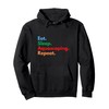Eat Sleep Aquascaping Repeat for Aquascape Lovers Pullover Hoodie