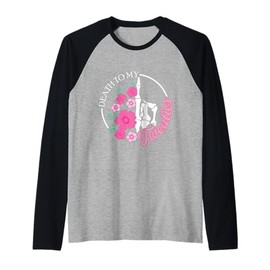 Death To My Twenties Funny R.I.P 20s, 30th Birthday Skeleton Raglan Baseball Tee