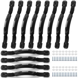 Tallew 12 Pack Kayak Carry Handles with Washers and Screws Canoe Boat Handles Kayak Replacement Parts Accessory Kit for Watercraft Ocean Perception Water Outdoor Sport Suitcase Luggage