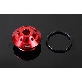 SSK Oil Filler Cap M27xP3 Red (FZR250R 89-94)/(FZR250 87-88)/(FJR1300 01-15)/(XJR1200 94-96)/(MT-07 14-)/(FZ1/FAZER 06-14)/(YZF-1) R1 98 -14)/(XJR400 93-96)/(FZ400 97)/(FZ400RR 90)/(FZ6/FAZER