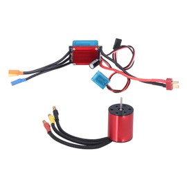 Brushless Motor ESC Aluminum Alloy Light Weight 2430 5800KV Brushless Motor 25A Brushless ESC for 1/16 1/8 RC Car