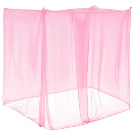 Mindsoft 4 Corners Mosquito Net for Mosquiteros para Camas Bed Canopies Netting Bed Drapes Rectangular Mosquito Mesh for Camping Home Outdoor Travel Dormitory (L75 X W59 X H67 Inch)