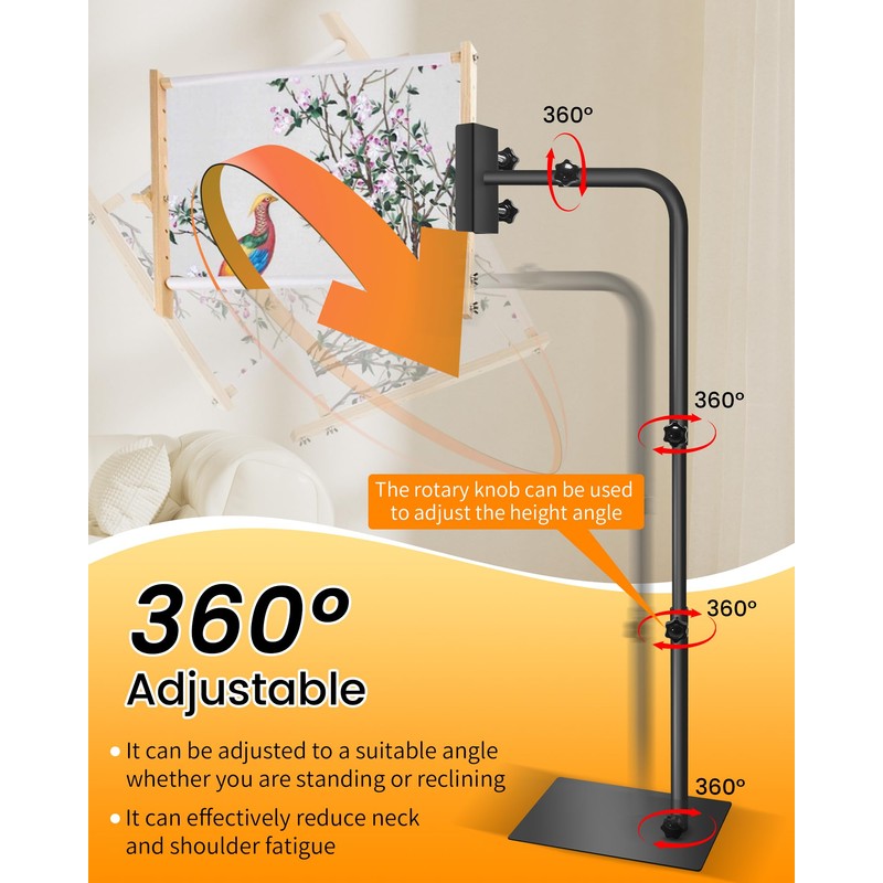 Seekdesi Work Stand Fit For Lowery with Side Clamp, 360°