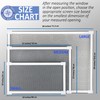 Maxshore North Expandable Window Screens for House Windows 20 H