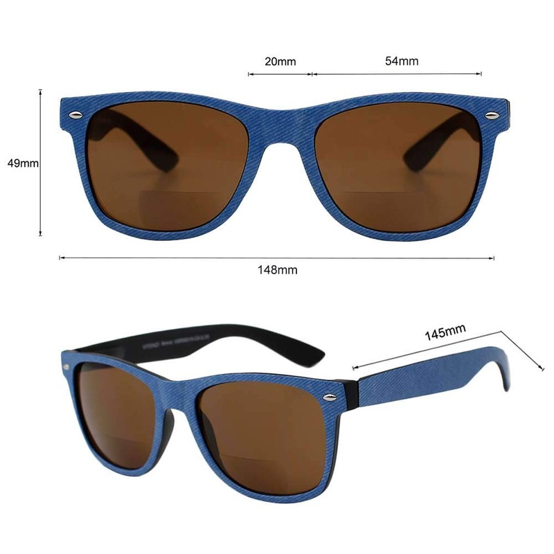 VITENZI - Gafas de sol bifocales para leer bajo el