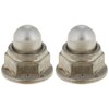 Kitaco 0900-001-05301 Flanged Bag Lock Nut (No Serate) M6, Pack