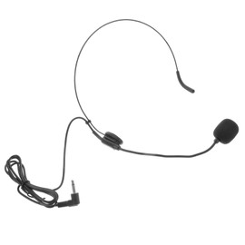 Operitacx Headset Microphone Wired Ear Microphone for Lectures Business Presentations and Public Speaking Flexible Arm for Enhanced Comfort and Versatility