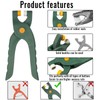 rietegio Snap Button Fastener Kit 250 Sets Poppers Fasteners with