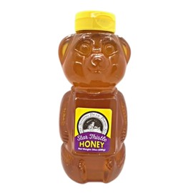 Star Thistle Honey Bear 24 oz. Unpasteurized Unblended No Additives Pure Michigan Honey