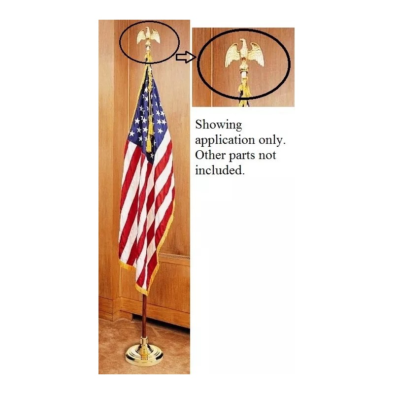 US Flag Factory 7 Inch Gold Eagle Ornament (ABS) for