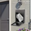KYODOLED Key Lock MailBoxes for Outside, Locking Wall Mount Mailbox,