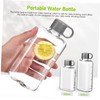 CORHAD 2pcs Flat Water Bottle for Travel Camping Gym Leakproof