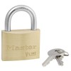 Master Lock 4150 Key Padlock with Brass Body, Gold, 6,8