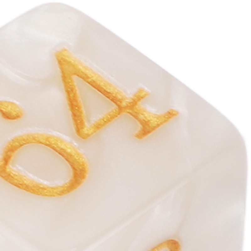 30PCS Number Dice Six Sided Multiples of 2 Number Plastic