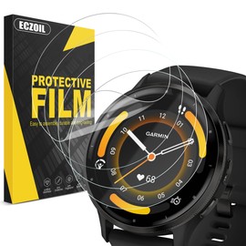 ECZOIL 4-Pack Screen Protector for Garmin Venu 3 TPU Self-Healing [Anti Scratch] [Bubble Free] [HD Clear] Screen Protector Cover
